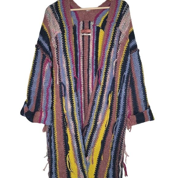 Anthropologie Pilcro Dreamer Striped Duster Sweater Size XS/S - Picture 8 of 11